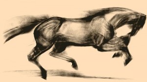 Horse 2011 graphic art      